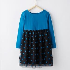 Hanna Andersson Blue Black Tutu
Ballet Polka Dot Long Sleeve Tulle Dress Girls 6